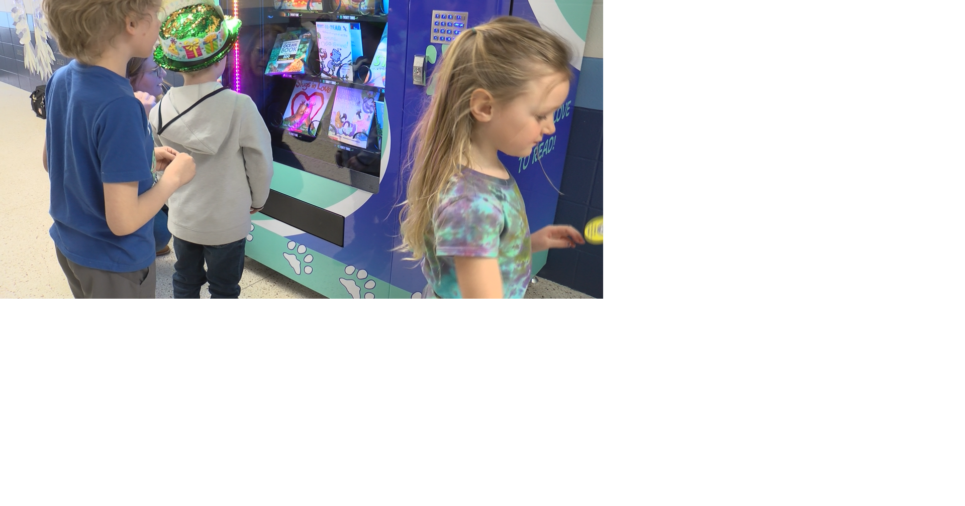 ZumbrotaMazeppa school installs book vending machine for kids Local