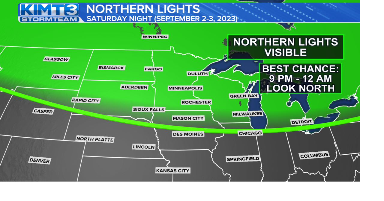 StormTeam 3 Chance for northern lights Saturday night News