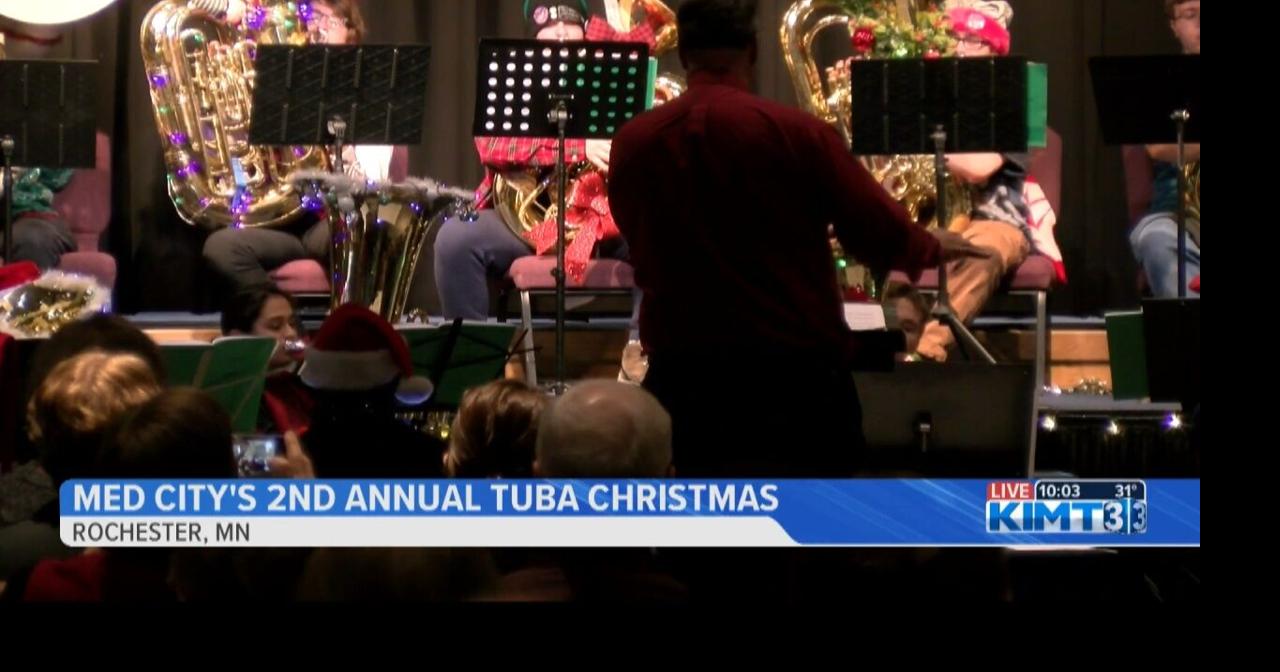 Rochester's 2nd annual Tuba Christmas hosted by the Landing MN held