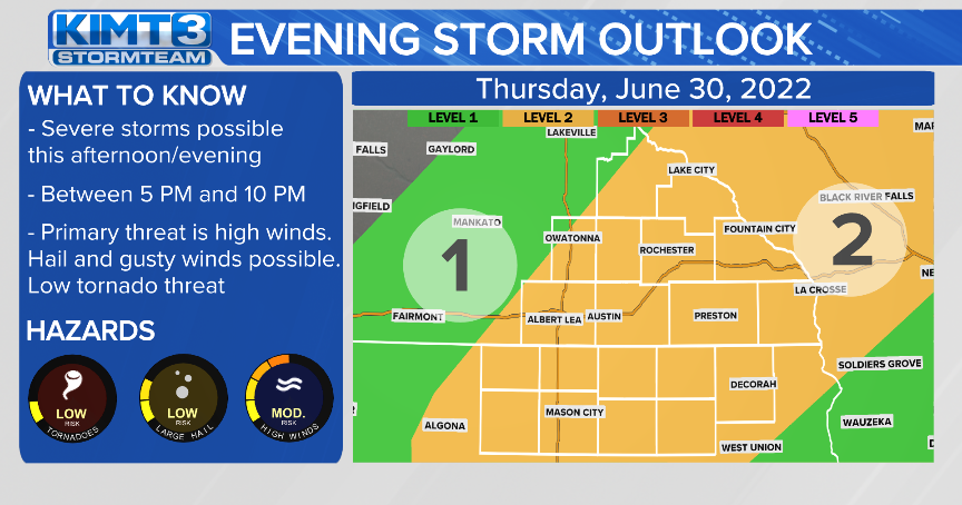 Tracking Storms: Chance for strong to severe storms this afternoon ...