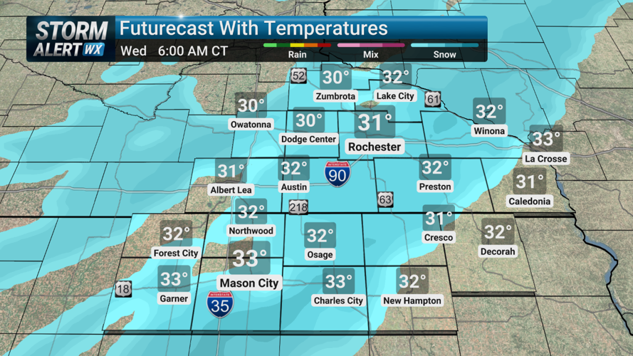 Storm Alert Wx 3: Cooler/breezier Tuesday, snowy shot tonight | News ...