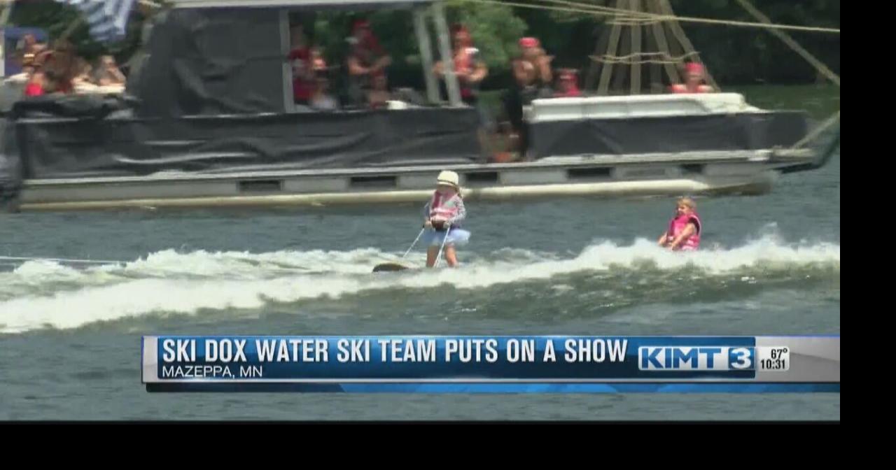 The Ski Dox water ski team put on a show Sunday afternoon on Lake