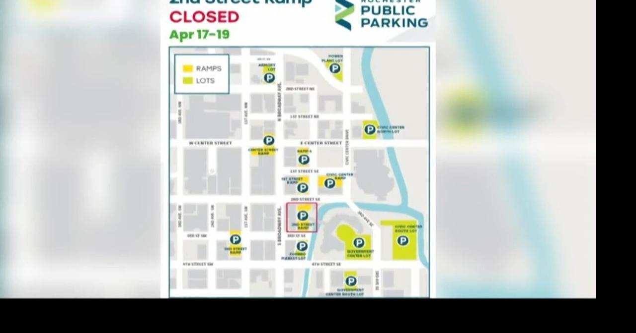 Center Street Ramp closure in Rochester to impact downtown parking ...
