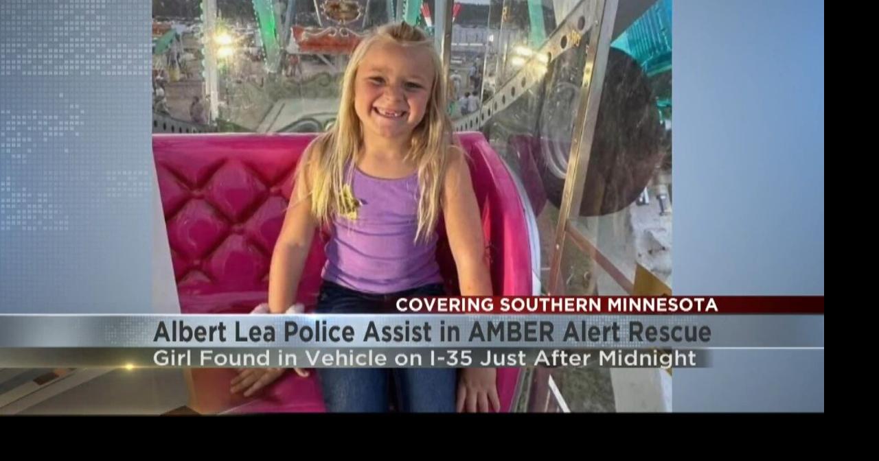 Albert Lea Police assist in AMBER Alert rescue | Video | kimt.com
