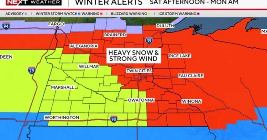 Minnesota braces for major winter storm; significant number of flights canceled or delayed at MSP Airport