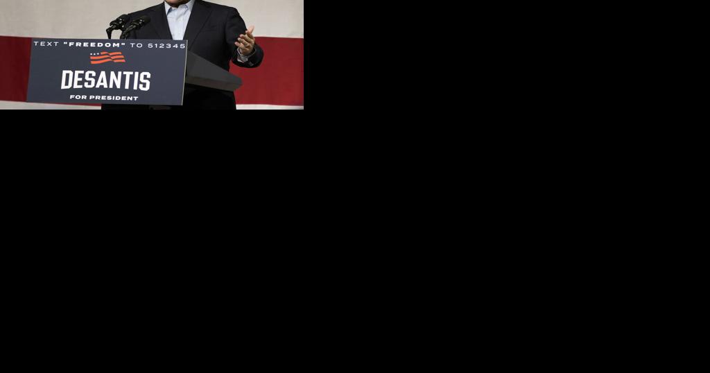 Florida Gov. Ron DeSantis talks Disney, book bans at Iowa campaign kickoff - Vimarsana News