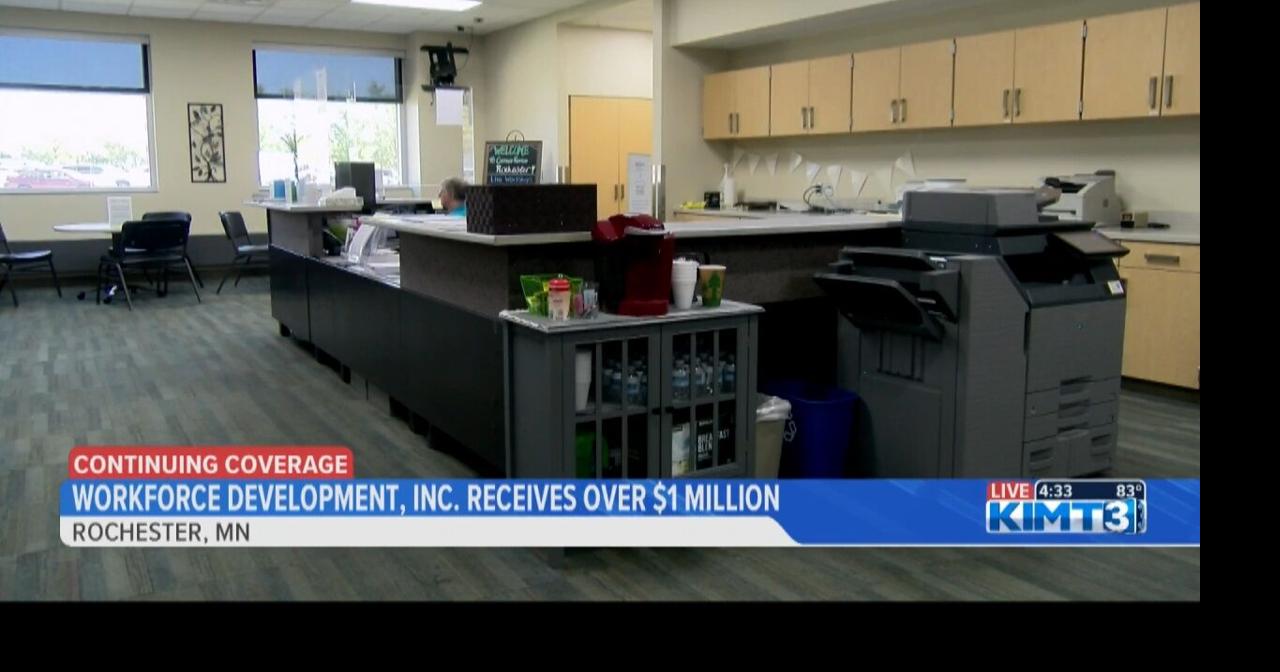 Workforce Development, Inc. receives over $1 million | News | kimt.com
