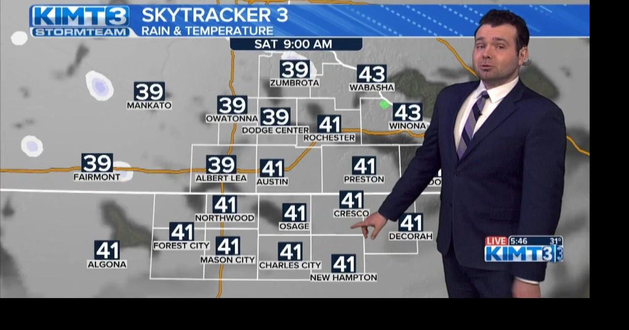 A calmer Friday before a windy and cool weekend AM Weather 3/15