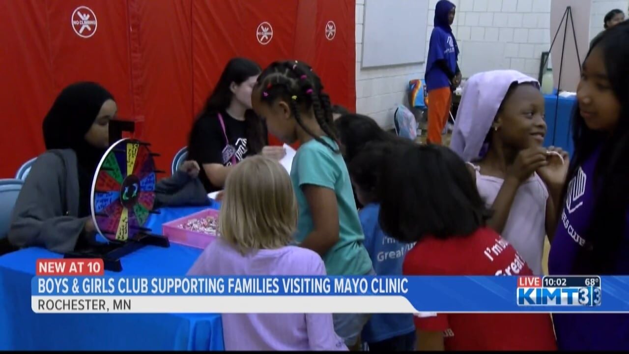 Boys and Girls Club in Rochester works to support families visiting town  for Mayo Clinic