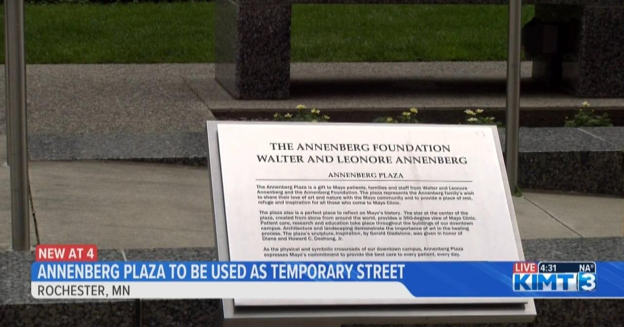 Annenberg Plaza to become temporary street - Vimarsana News