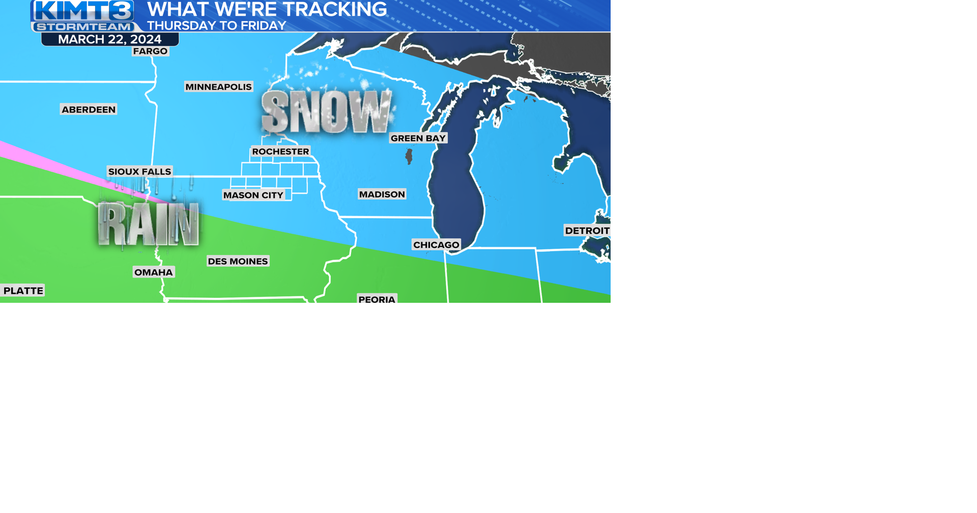 What We're Tracking: A round of snowfall for Thursday Night | News ...