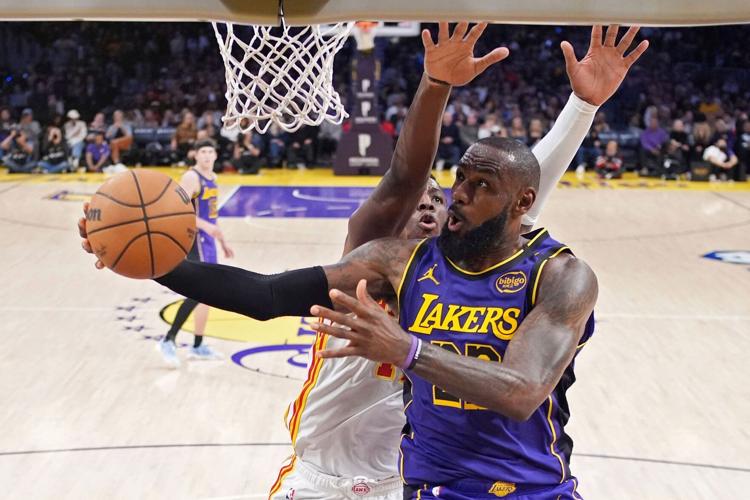 LeBron James passes Michael Jordan's NBA record for most 30-point games in  Lakers win over Hawks | News | kimt.com