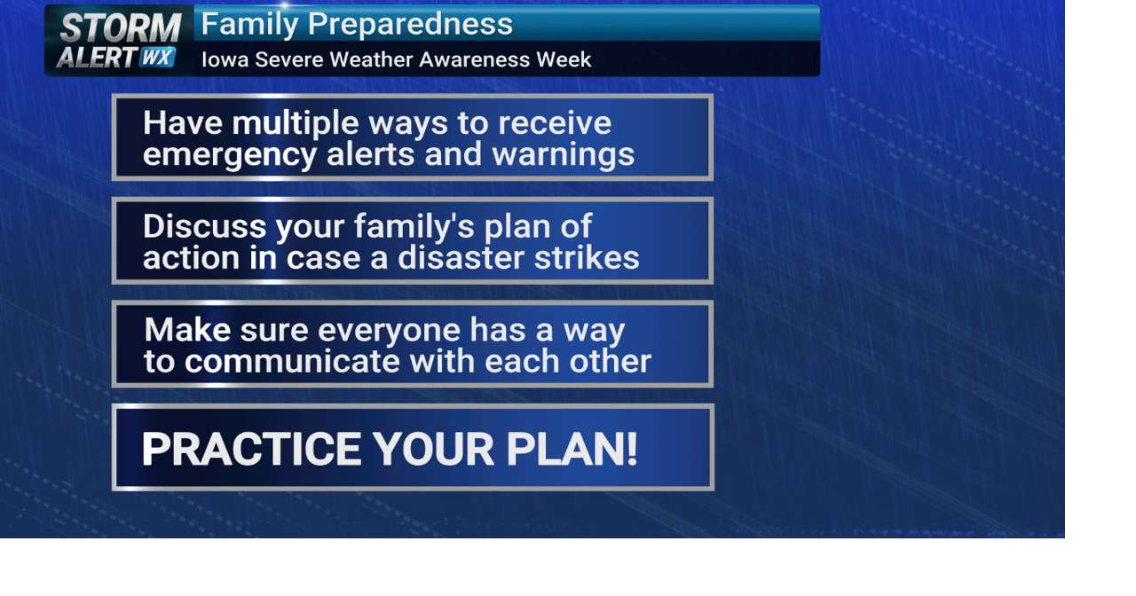 Iowa Severe Weather Awareness Week: Preparedness