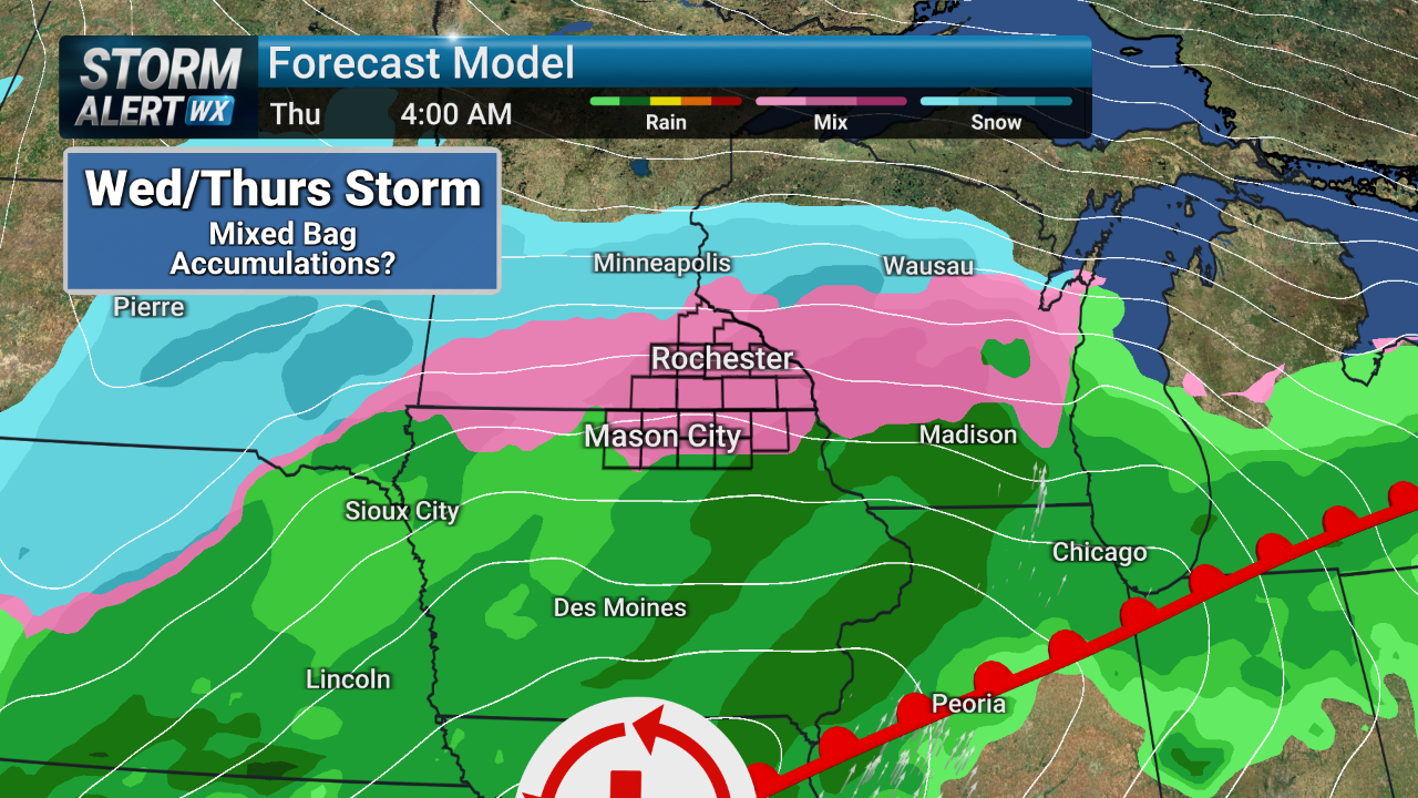 Tracking potential winter storm Wednesday night | News | kimt.com