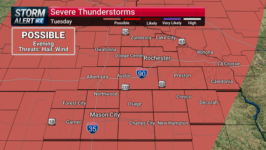 Tracking low-end severe threat Tuesday, potential impacts to WAC | News ...