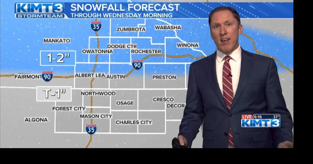 Chief Meteorologist Aaron White is tracking rounds of snow this week ...