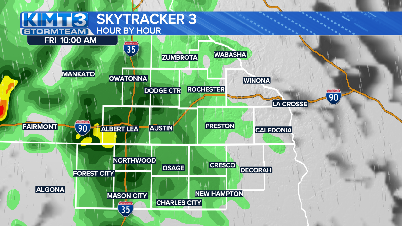 Stormteam 3: Tracking Rain Showers Moving In Friday | Top Stories ...