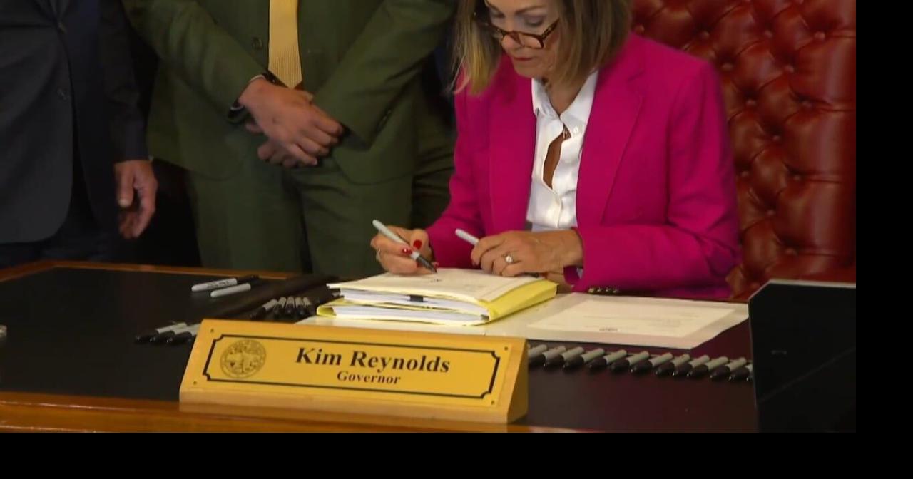 Reynolds signs health bill targeting childhood obesity in Iowa