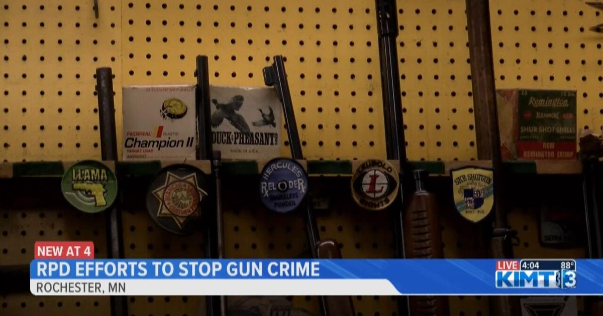 Lower Mn Rpd RPD working to lower gun crimes in Med City | News | kimt.com