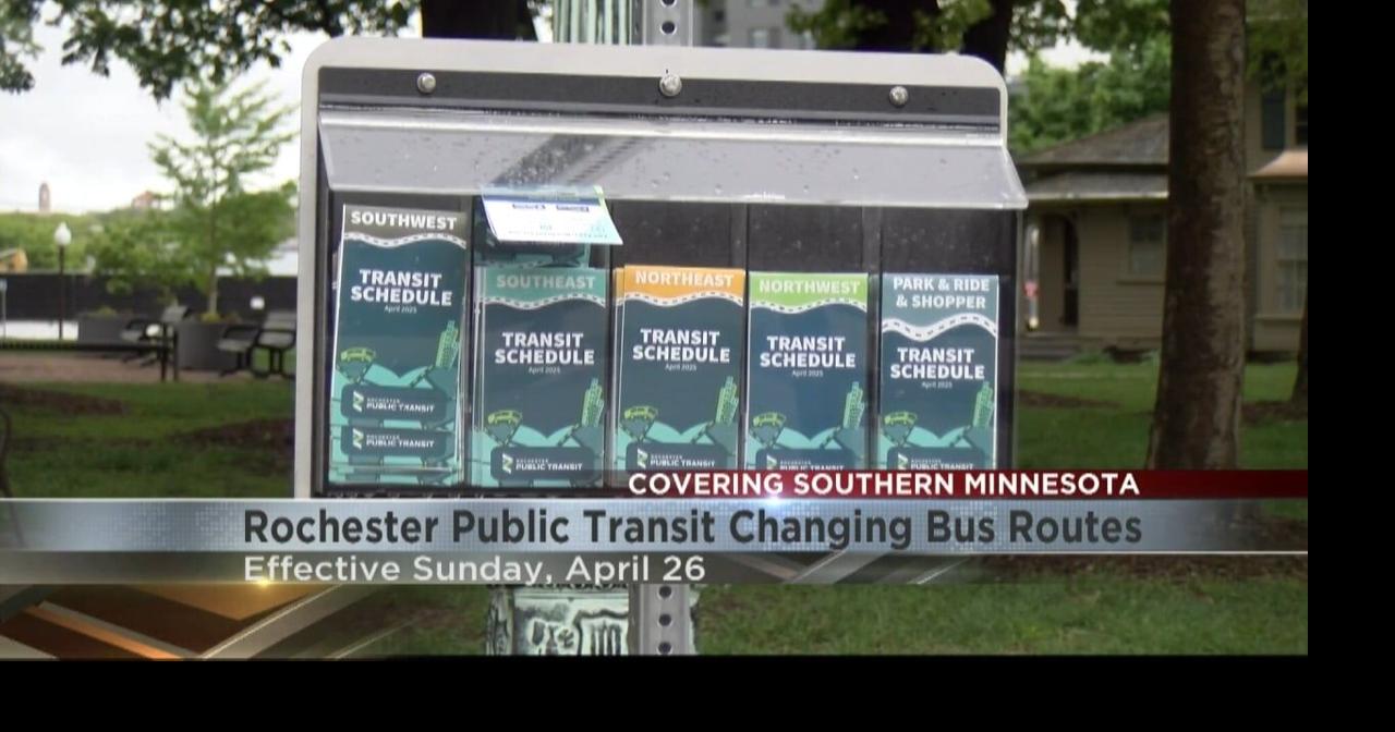 Rochester Public Transit changing bus routes | Video | kimt.com