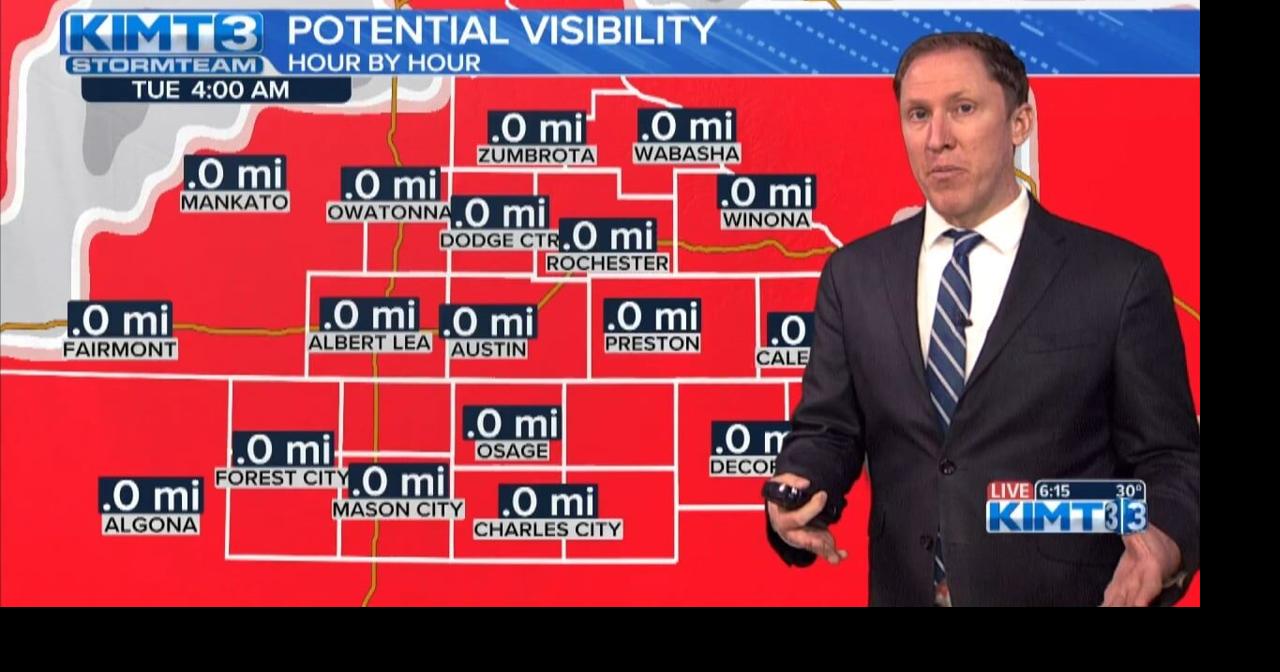 Tracking the potential for dense fog and freezing drizzle | Video ...