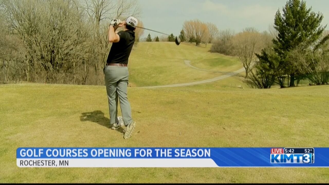 Golf courses opening for the season | Video | kimt.com