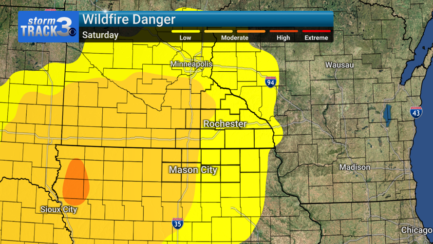 Elevated fire danger Saturday due to strong winds | News | kimt.com