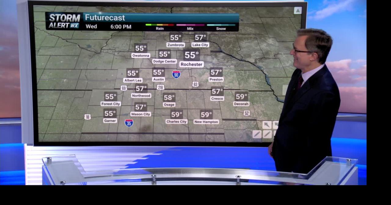 Rain arriving Thursday along with windy conditions | Video | kimt.com