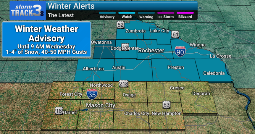 Winter weather alerts issued as holiday travel heats up