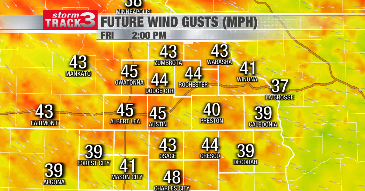 Windy Thursday StormTrack 3: Remaining warm, windy Thursday/Friday | News | kimt.com