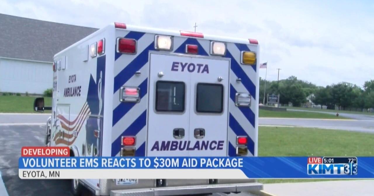Eyota Volunteer Ambulance Service reacts to $30 million Senate aid package for rural EMS - Vimarsana News