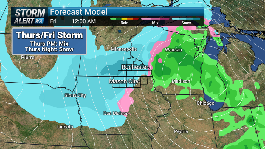 Tracking wintry end to the work week | News | kimt.com