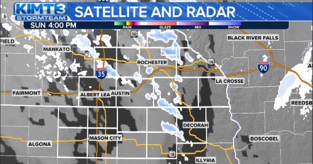 Quick Bursts of Snow Possible | News | kimt.com