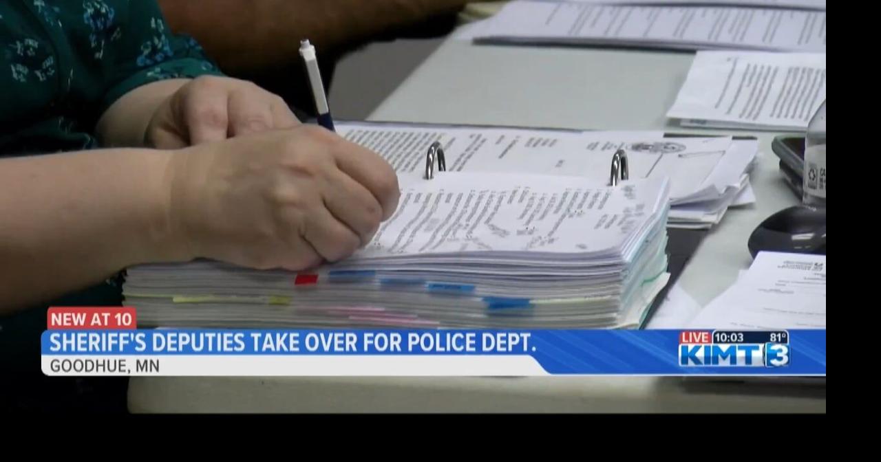 Goodhue County Sheriff’s Office officially taking over Goodhue Police