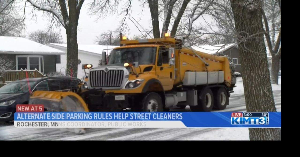 Alternate Side Parking Rules For Snow Plowing After Rochester Snowfall