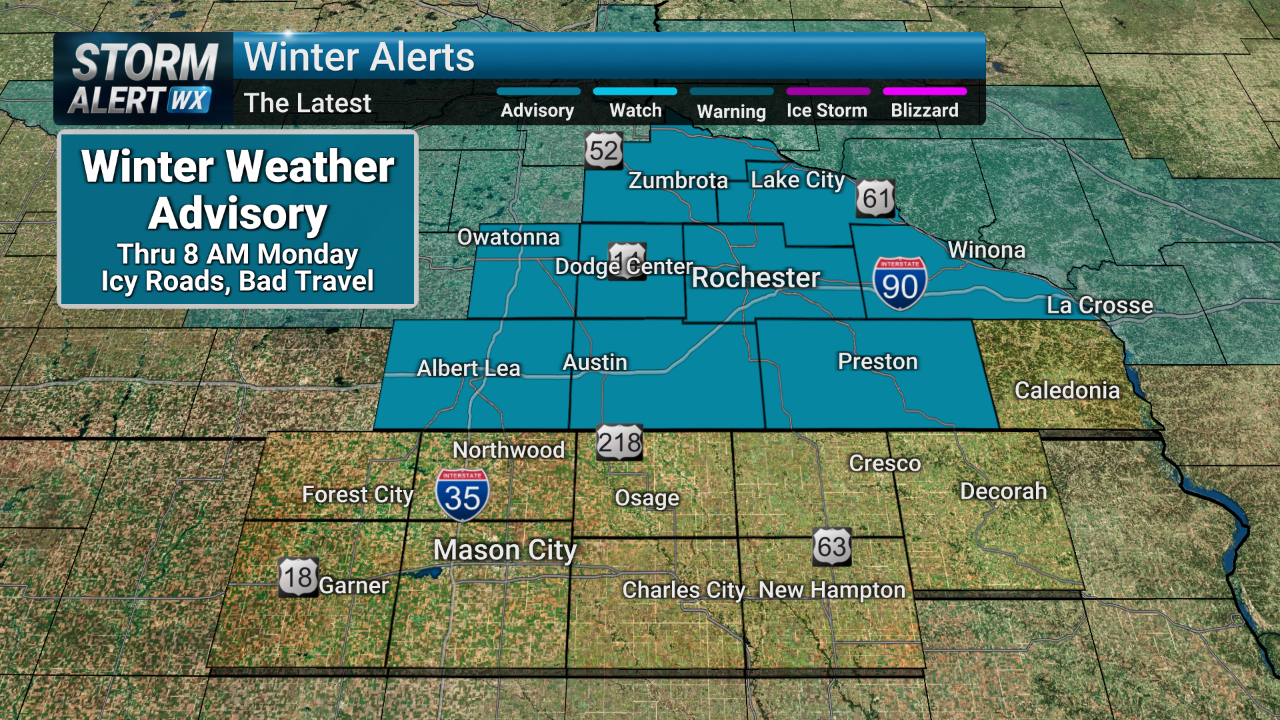 Storm Alert Wx 3: Hazardous Monday AM travel, warm Christmas week ...