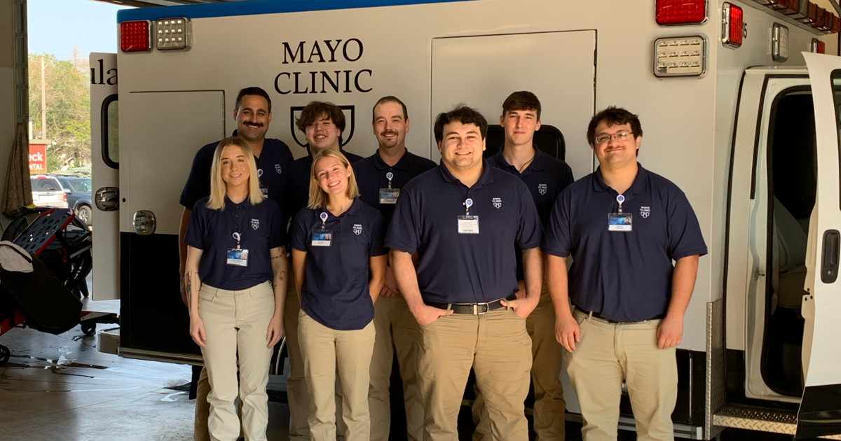 Austin's Mayo Clinic Ambulance Service gives an update on its new EMT