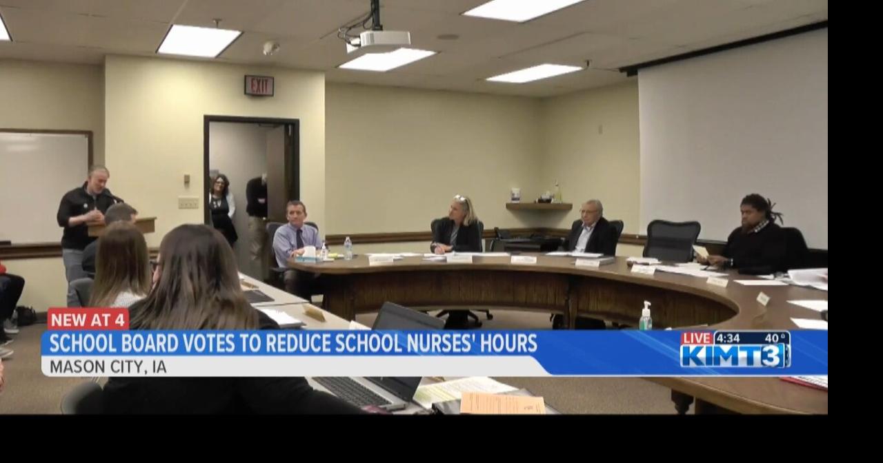 Mason City School Board approves reduction of school nursing hours
