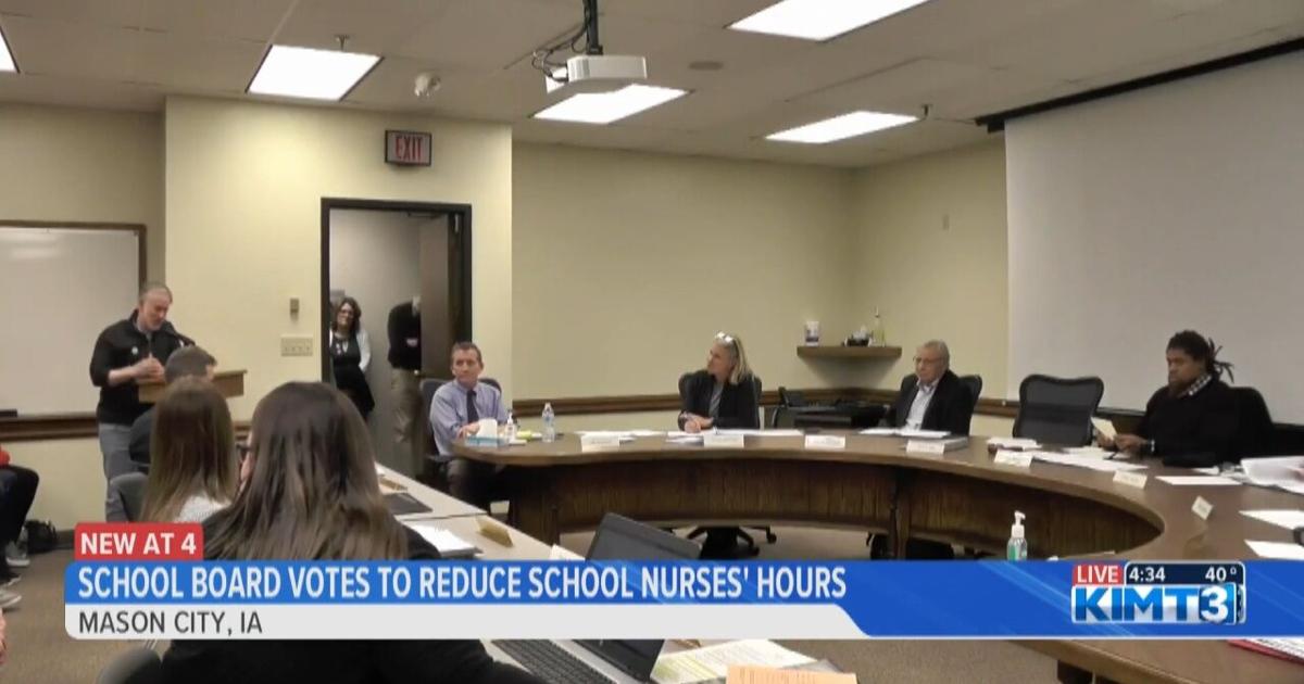 Mason City School Board approves reduction of school nursing hours