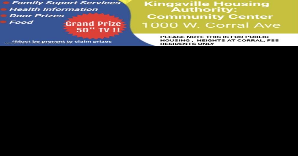 Kingsville Housing Authority to host grand reopening of the Community