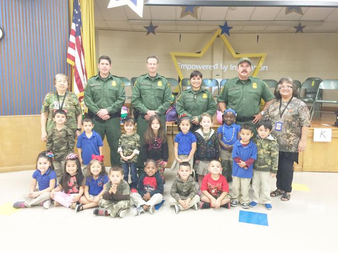 Border Patrol visits Harrel Elementary School students Education