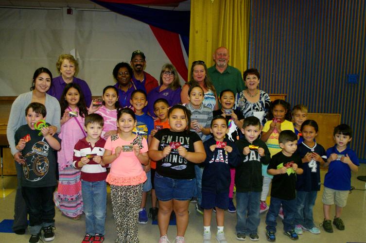 Elks Lodge celebrates with Harrel Elementary News