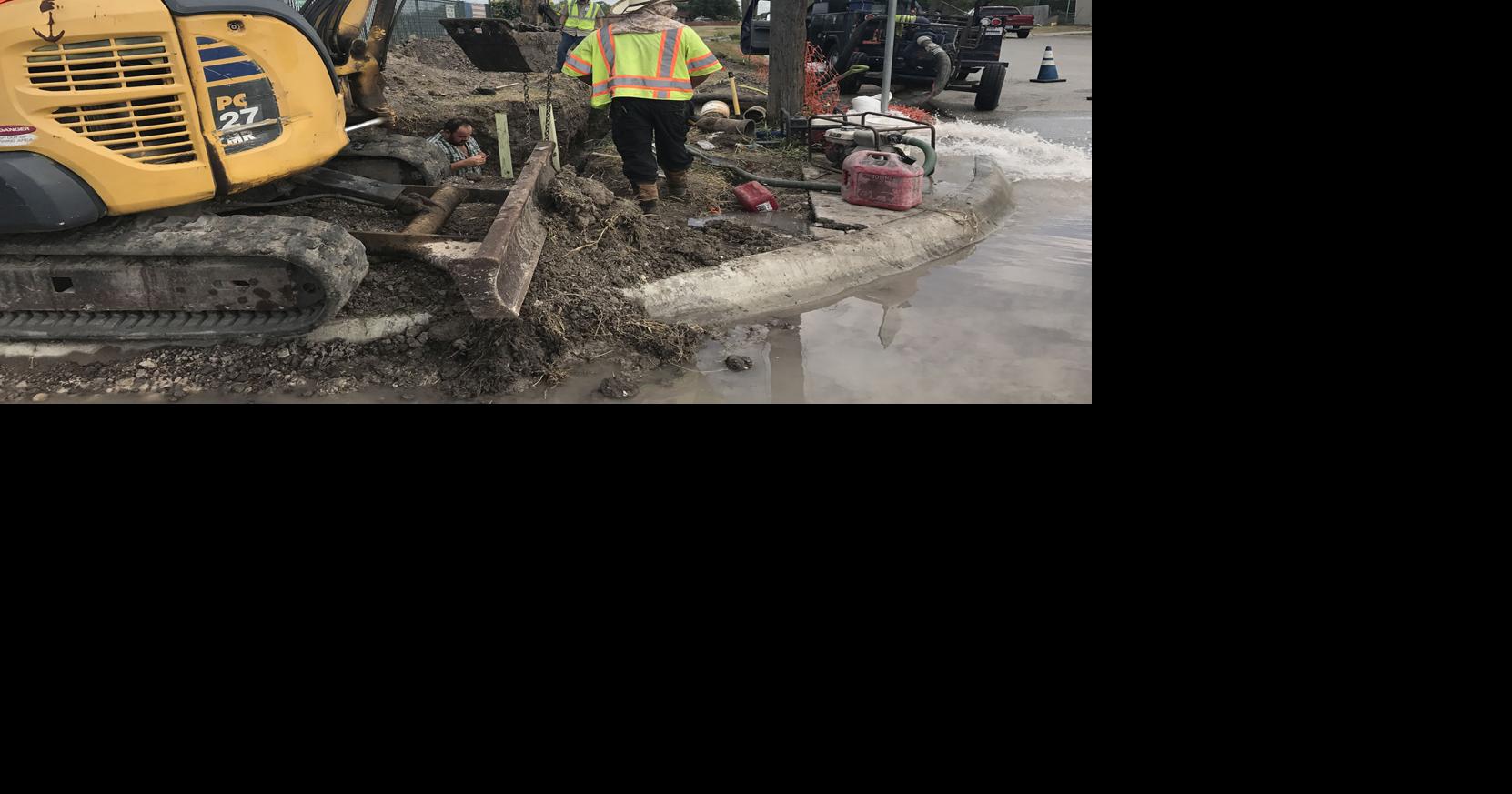 Water line work affecting service resuming this afternoon | News ...