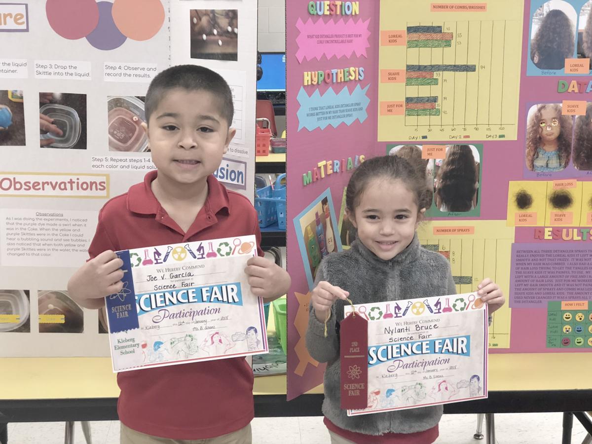 Kleberg Elementary School science fair winners recognized News