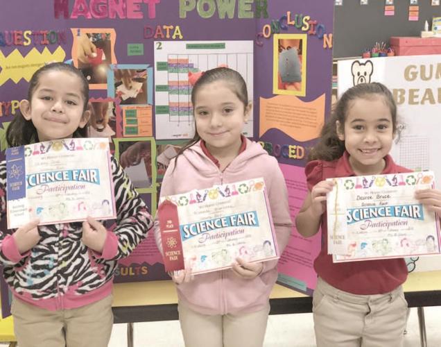 Kleberg Elementary School science fair winners recognized