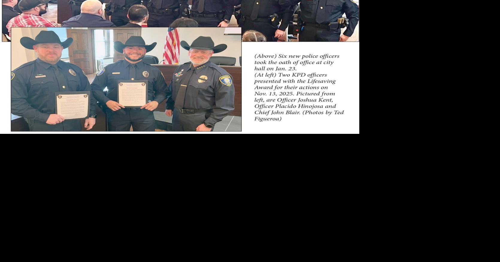 KPD swears in six, presents two officers with lifesaving awards | News ...