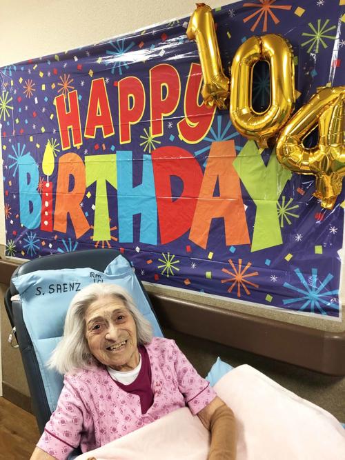 Saenz celebrates 104th birthday