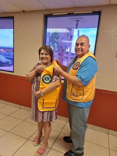 The Kingsville Lions Club recently added two new members to its club