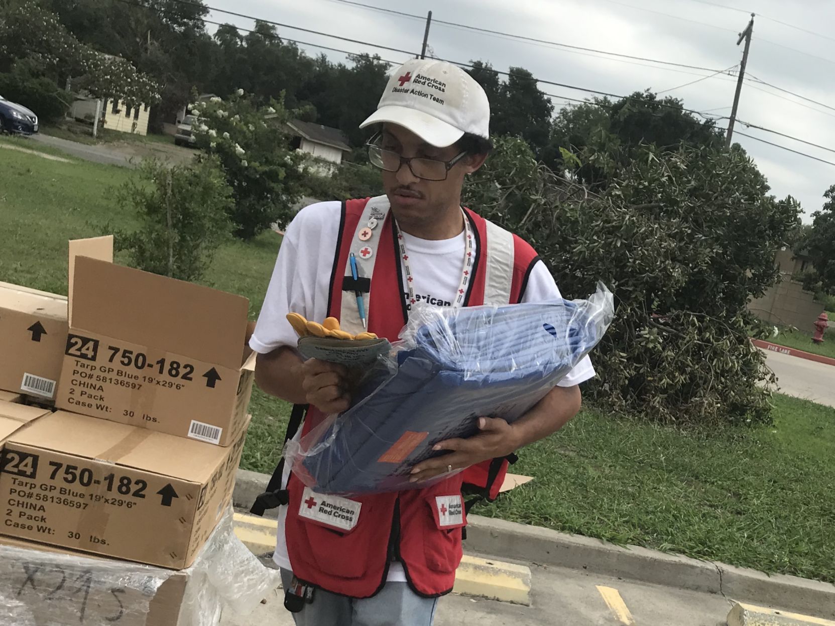 American Red Cross give out supplies at Human Services Building | News ...