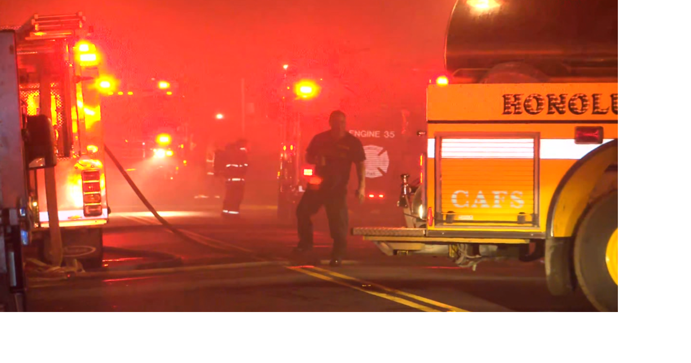 HFD puts out early morning recycling car fire in Kapolei